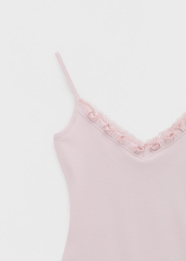 Pomerin Lace Layered Sleeveless Top