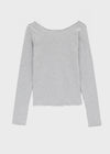 Luano Striped Round Neck Long Sleeve T-shirt