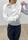 Pitan Henley Neck Waffle Warmer Long Sleeve T-shirt