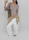 Torrit Eyelet Wide Cotton Pants