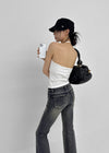 Ratton Low-waist Catwash Bootcut Denim Pants