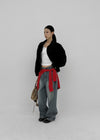 Dession Bijou Semi-balloon Wide Denim Pants