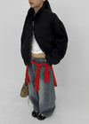 Dession Bijou Semi-balloon Wide Denim Pants