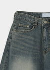 Dession Bijou Semi-balloon Wide Denim Pants
