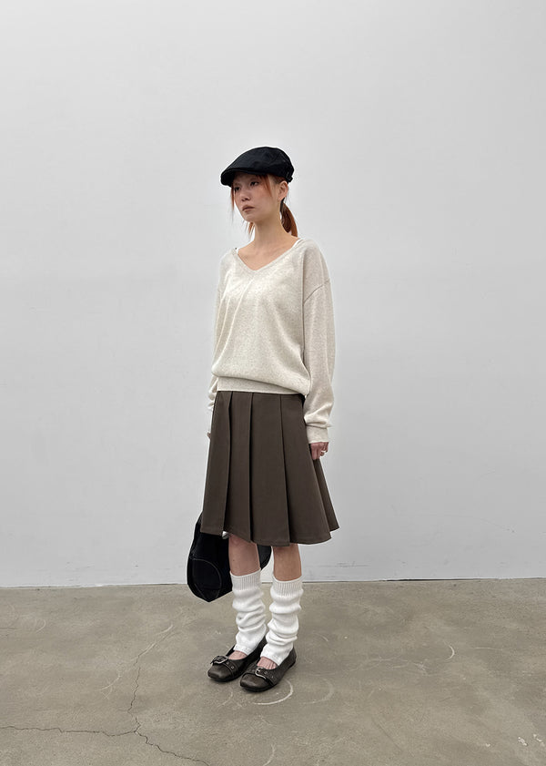 Singtoni Pleated Midi Skirt
