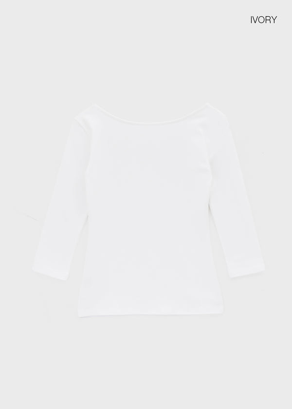 Hey Ya backless 3/4 Sleeve T-Shirt