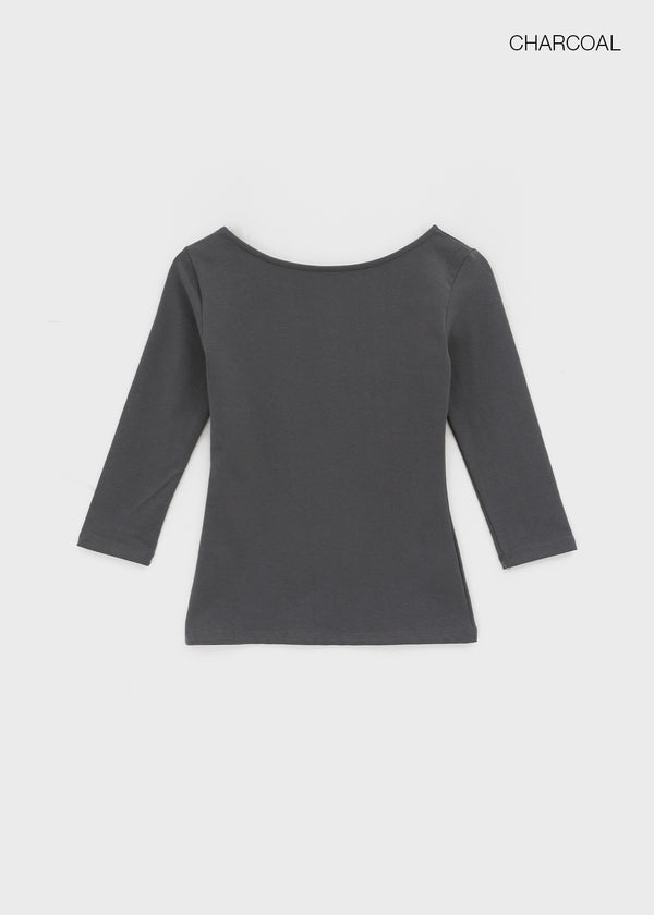 Hey Ya backless 3/4 Sleeve T-Shirt