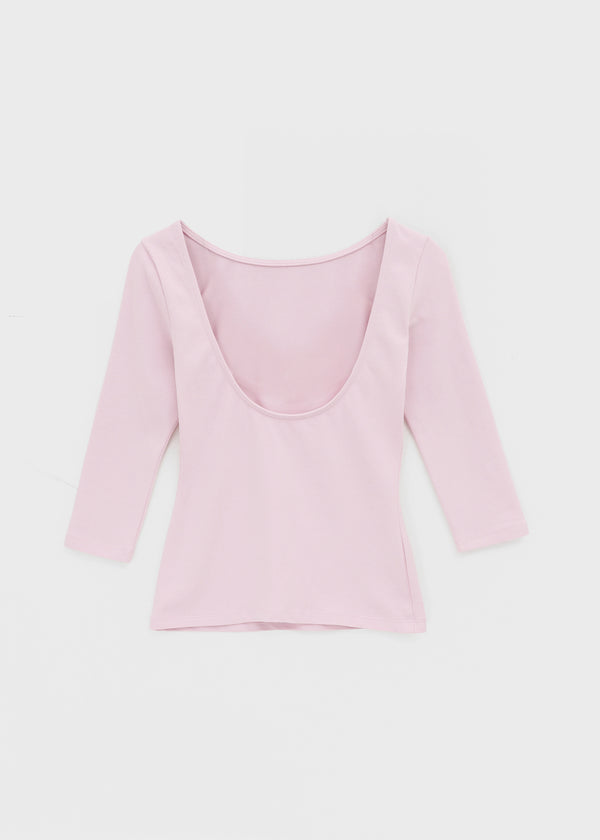 Hey Ya backless 3/4 Sleeve T-Shirt