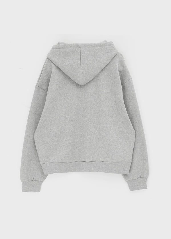 T-god Double Cotton Overfit Hooded Button Cardigan