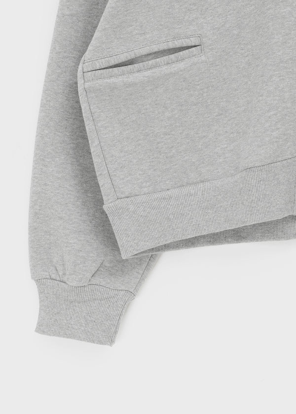 T-god Double Cotton Overfit Hooded Button Cardigan