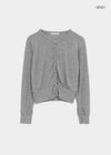 Naring See-through Round Neck Cardigan