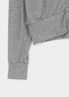 Naring See-through Round Neck Cardigan