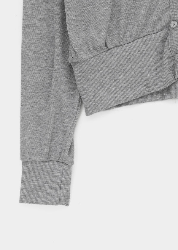 Naring See-through Round Neck Cardigan