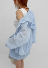 Libeno U-neck Long Sleeveless Top