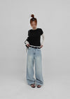 Nader Washed Wide Denim Pants
