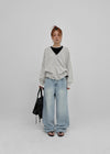 Nader Washed Wide Denim Pants