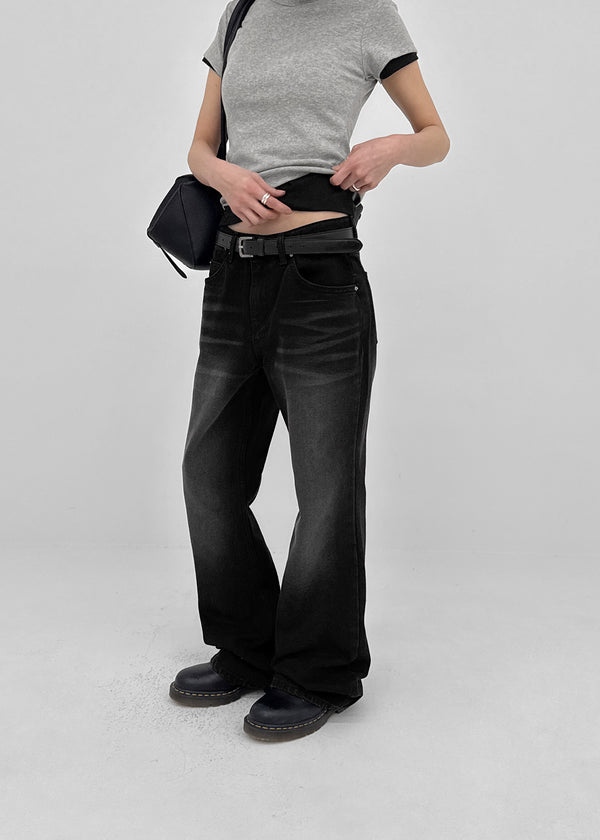 Lumiere Wide Bootcut Denim Pants