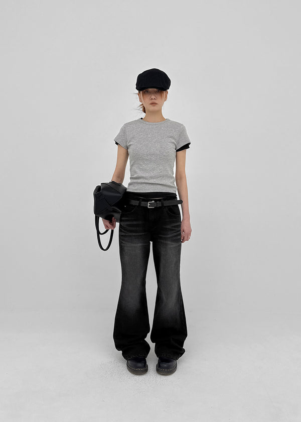 Lumiere Wide Bootcut Denim Pants