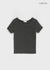 Pao Striped Round Short Sleeve Tee