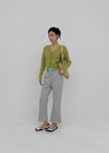 Longta V-neck Knit Cardigan