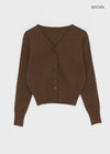 Longta V-neck Knit Cardigan