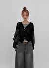 Penu Round Summer Knit Cardigan