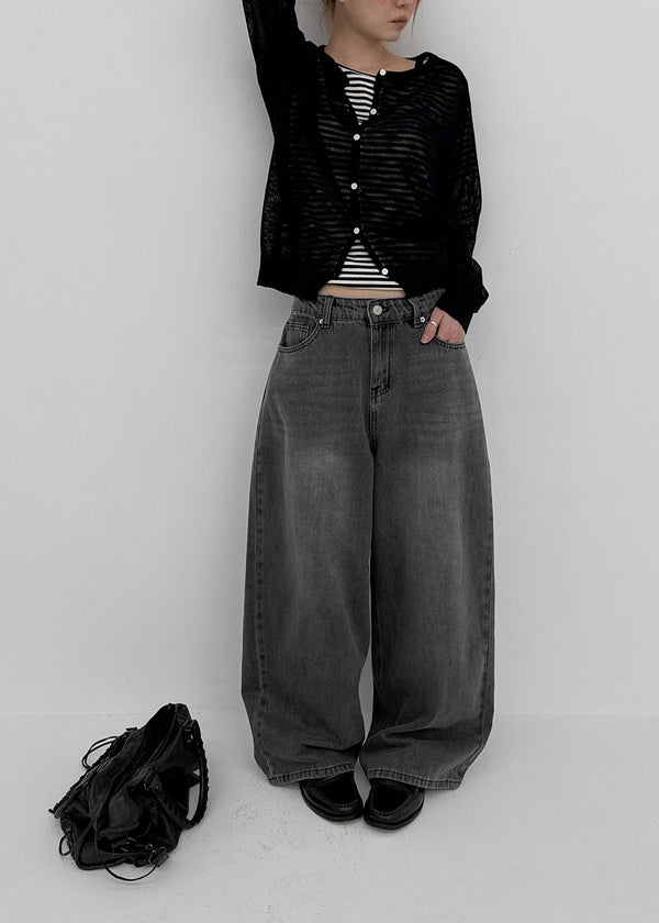 Penu Round Summer Knit Cardigan