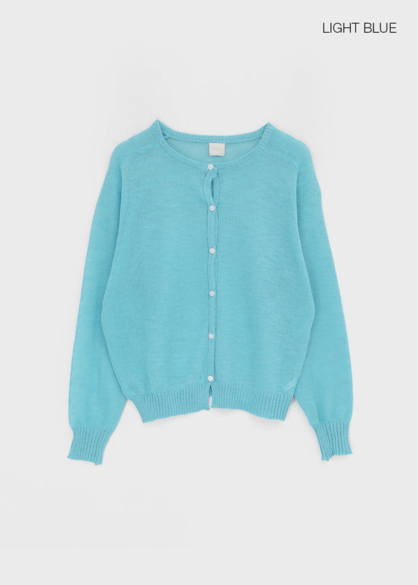 Penu Round Summer Knit Cardigan