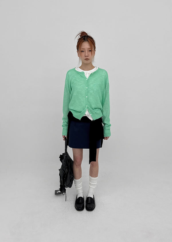 Penu Round Summer Knit Cardigan
