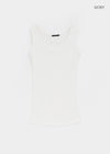 Libeno U-neck Long Sleeveless Top