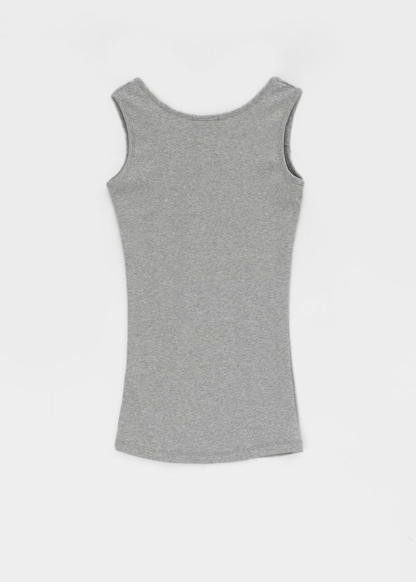 Libeno U-neck Long Sleeveless Top