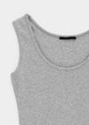 Libeno U-neck Long Sleeveless Top