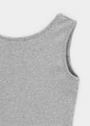 Libeno U-neck Long Sleeveless Top