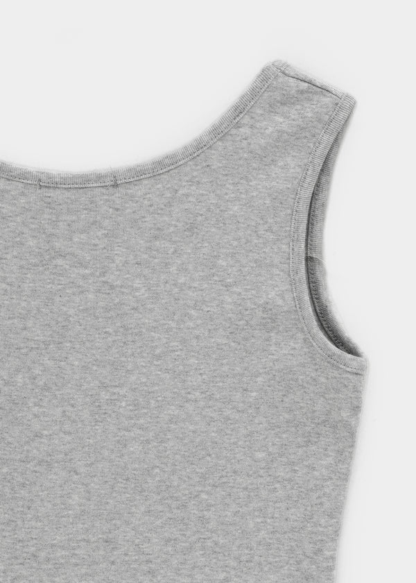 Libeno U-neck Long Sleeveless Top