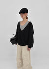 Queria Deep V Sweatshirt