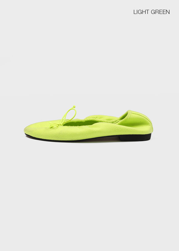 Lomon Color-banded Flat Shoes