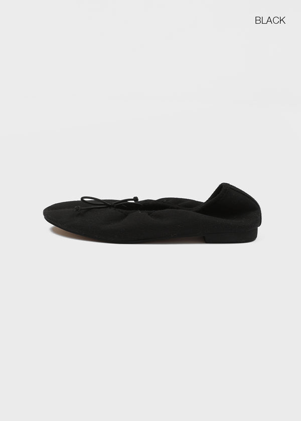 Lomon Color-banded Flat Shoes