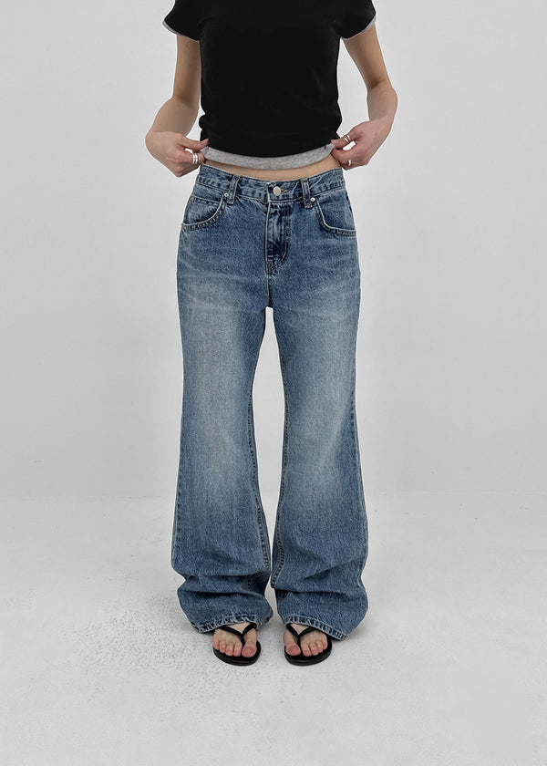 Lumiere Wide Bootcut Denim Pants