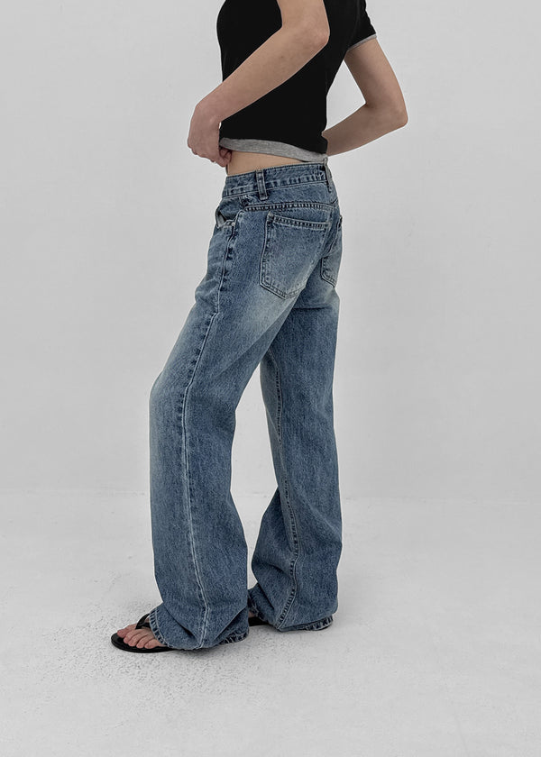 Lumiere Wide Bootcut Denim Pants