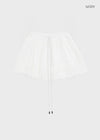 Safen Punched Cancan Mini Skirt Pants