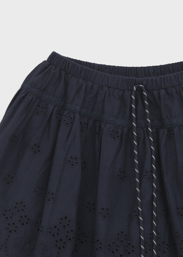 Safen Punched Cancan Mini Skirt Pants