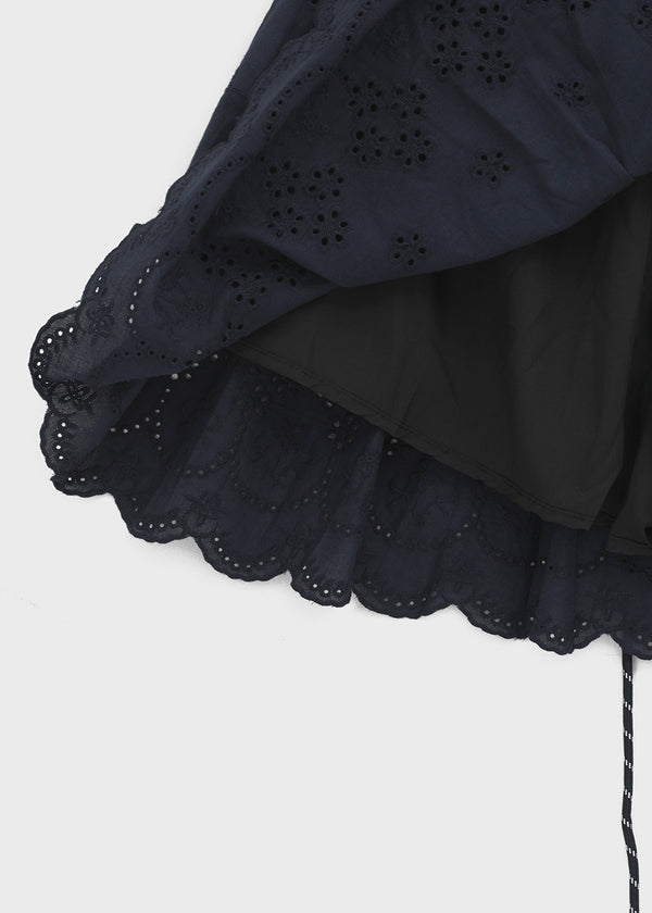 Safen Punched Cancan Mini Skirt Pants