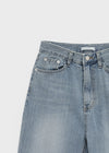 Polto Semi-wide Straight Denim Pants