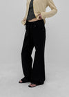 Dayron Low-waist Back Pocket Bootcut Elastic Pants