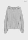 (UNISEX) Prote Waffle Two-way Zip-up Hoodie