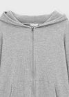(UNISEX) Prote Waffle Two-way Zip-up Hoodie