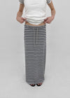 Kiar Striped Long Skirt
