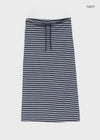 Kiar Striped Long Skirt