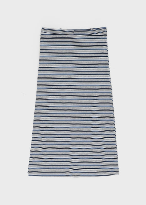 Kiar Striped Long Skirt
