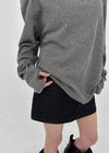 Pitan Henley Neck Waffle Warmer Long Sleeve T-shirt